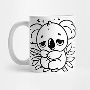 Adorable Sleepy Koala Mug